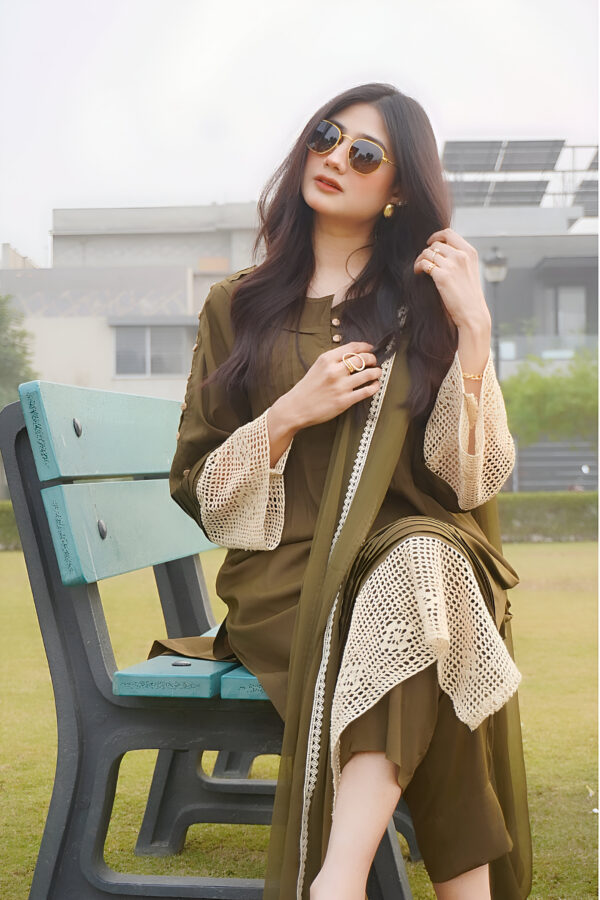 3-Piece Crepe Ensemble