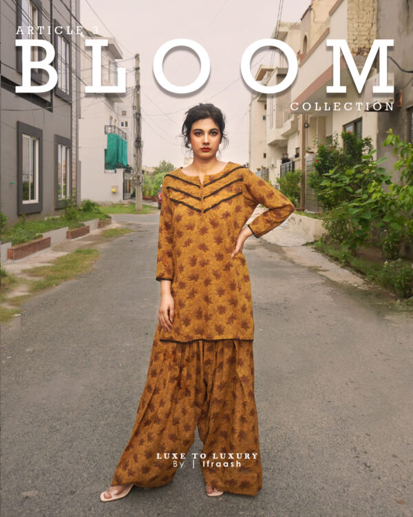 2Pc Lawn Set - Golden Script