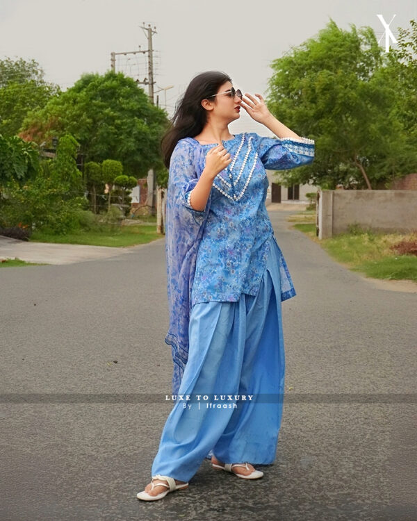 3 Pc - Blue Rainfall